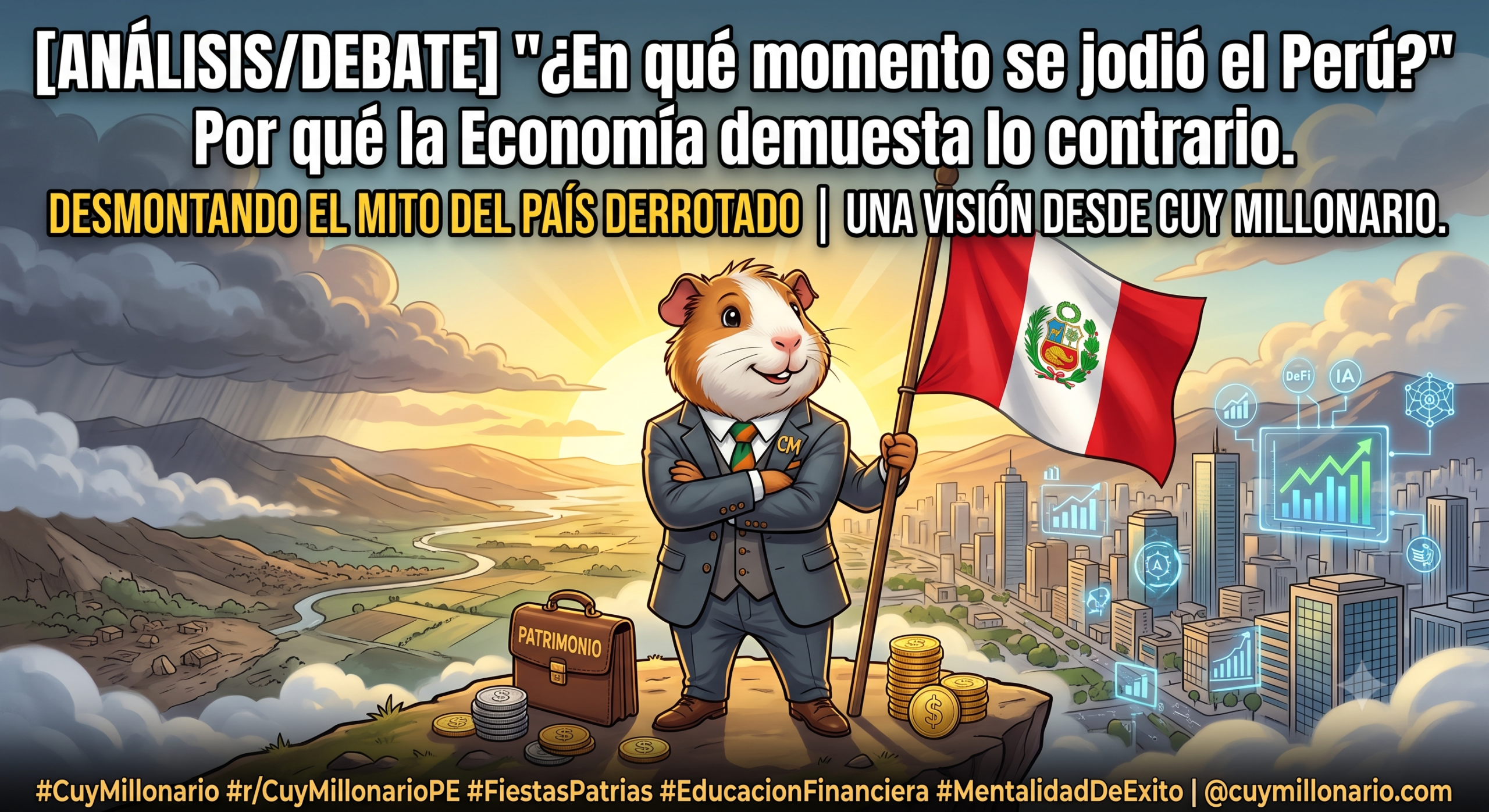 ¿EN QUÉ MOMENTO SE JODIÓ EL PERÚ?… ¿O EN QUÉ MOMENTO DECIDISTE CREERTE ESA HISTORIA?